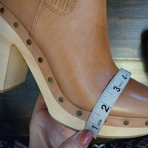 Paige Adina Boots Womens 8.5 Retro Penny Lane Modern Neutral Boho Chic - Picture 11 of 12